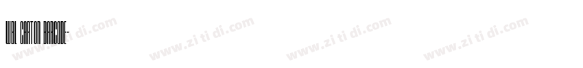 WBL Carton Barcode字体转换